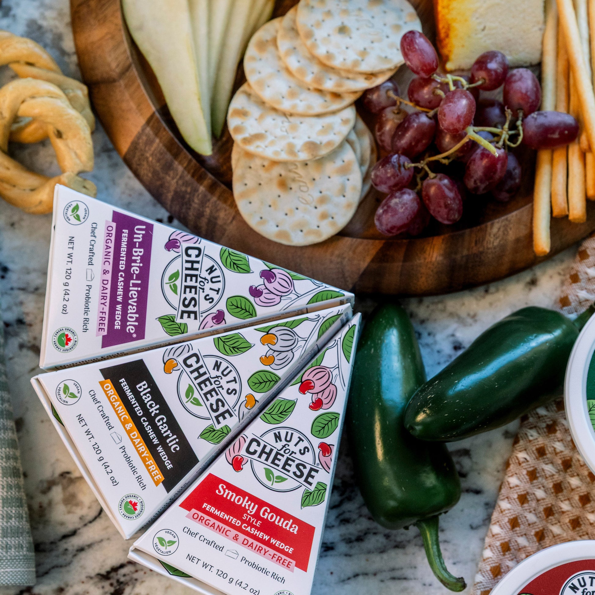 Nuts for Cheese Vegan Dairy-Free Artisanal Wheel Bundle, 1.08 kg - image 4