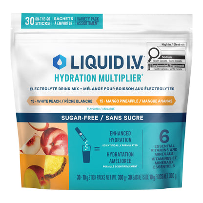 Liquid I.V. Sugar Free Hydration Variety Pack, 30 x 10 g - image 1
