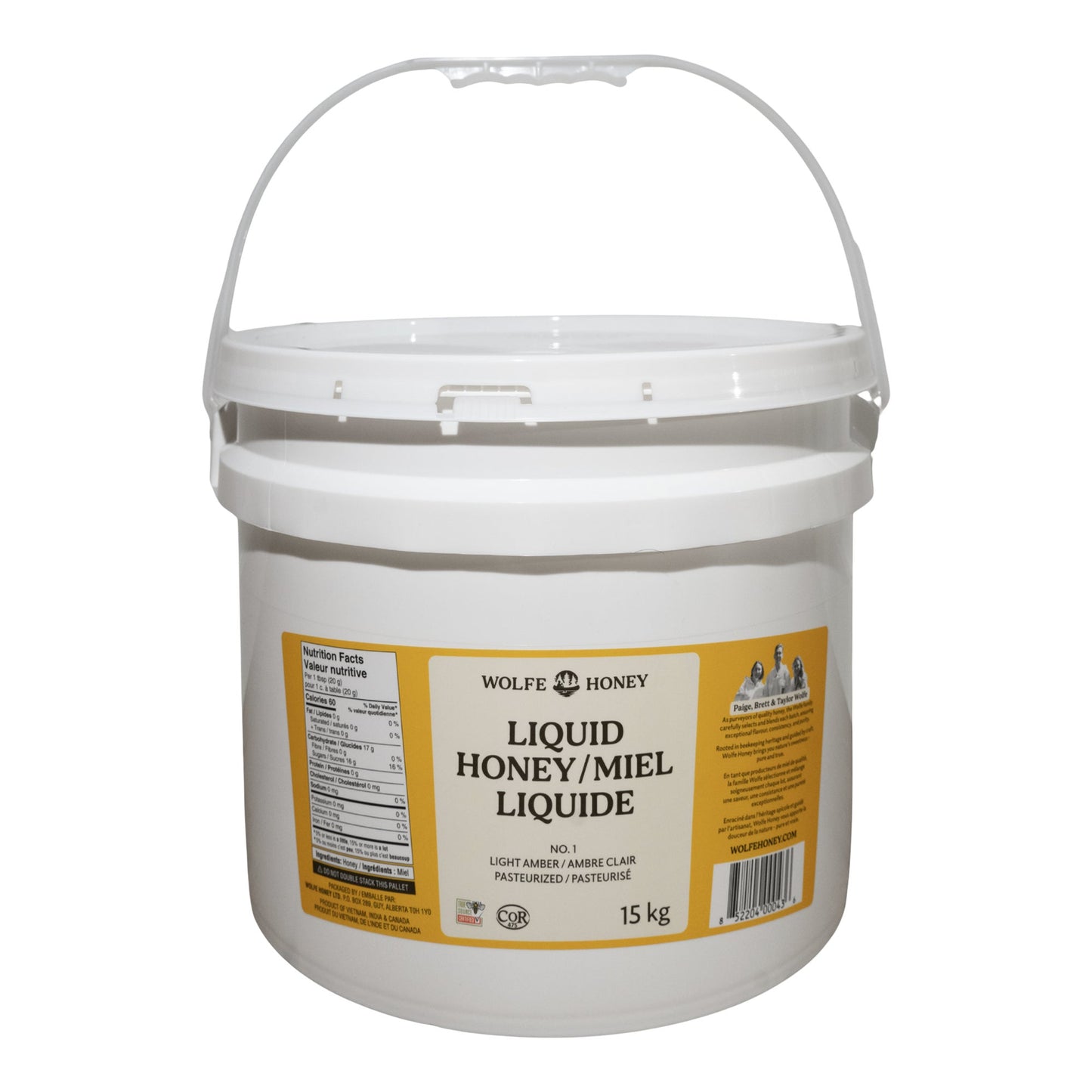 Wolfe Honey Liquid Honey, 15 kg - image 1