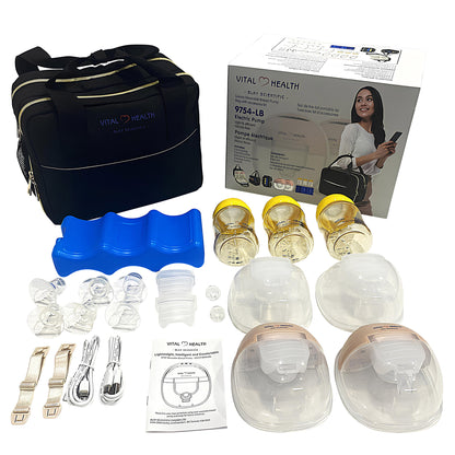 Vital Health Wearable Breast Pump with Luxury Bag - image 2