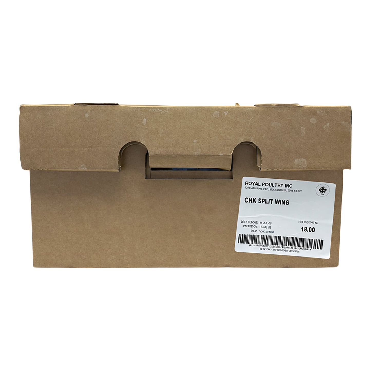 Royal Poultry - Split Frozen Chicken Wings 9/11, 18 kg - image 1