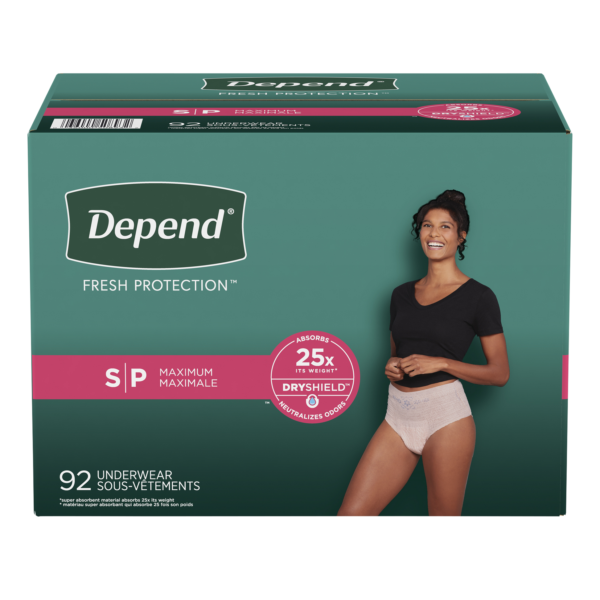 Depend Women's Maximum Absorbency Underwear, Small - image 2