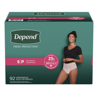 Depend Women's Maximum Absorbency Underwear, Small - image 2