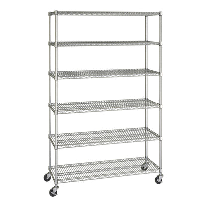 Seville Classics 6 Tier NSF Steel Wire Shelving Rack - image 1