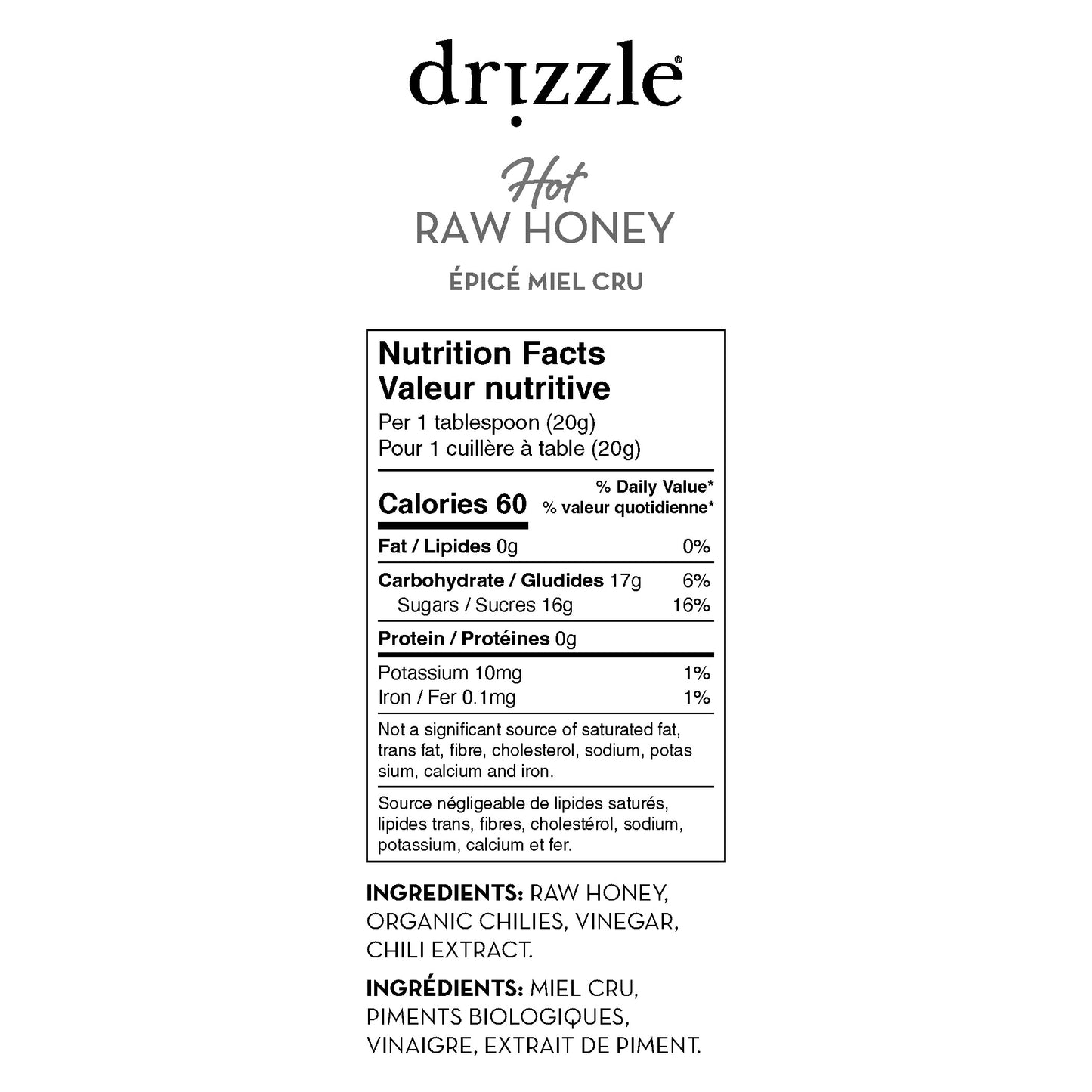 Drizzle Hot Raw Honey, 4 × 330 g - image 4