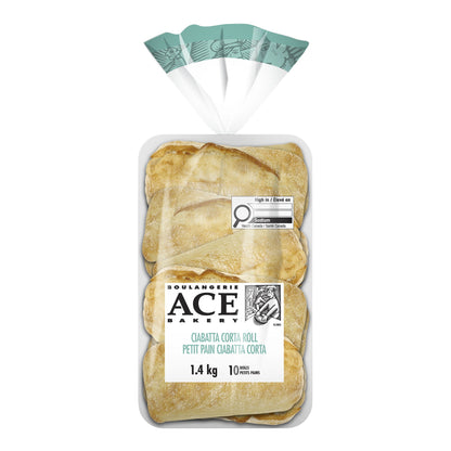 Ace Bakery Ciabatta Corta Rolls, 10 pack - image 1