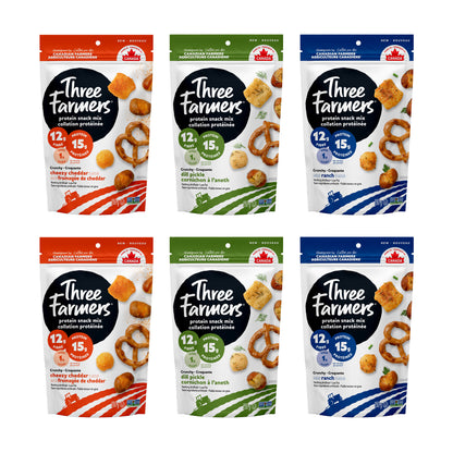 Three Farmers Protein Snack Mix, 6 × 150 g - image 1