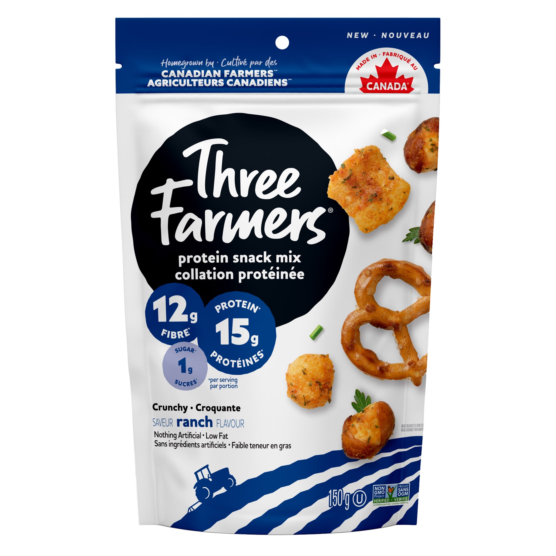 Three Farmers Protein Snack Mix, 6 × 150 g - image 3