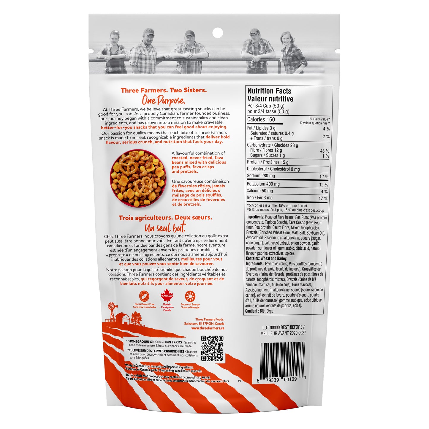 Three Farmers Protein Snack Mix, 6 × 150 g - image 8