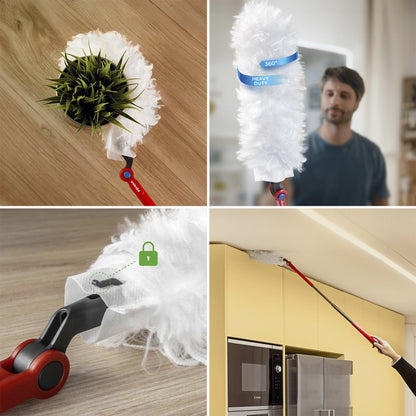 Vileda Flex And Catch Heavy Duty Dusting Kit, With 17 Refills - image 3