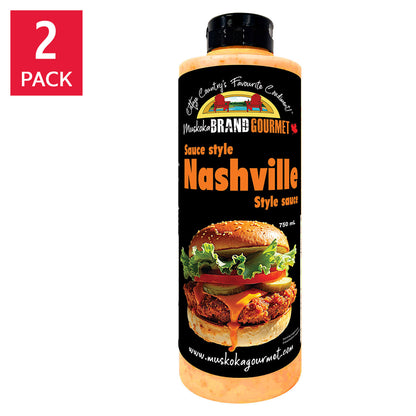 Muskoka Brand Nashville Style Sauce, 2 × 750 mL - image 1