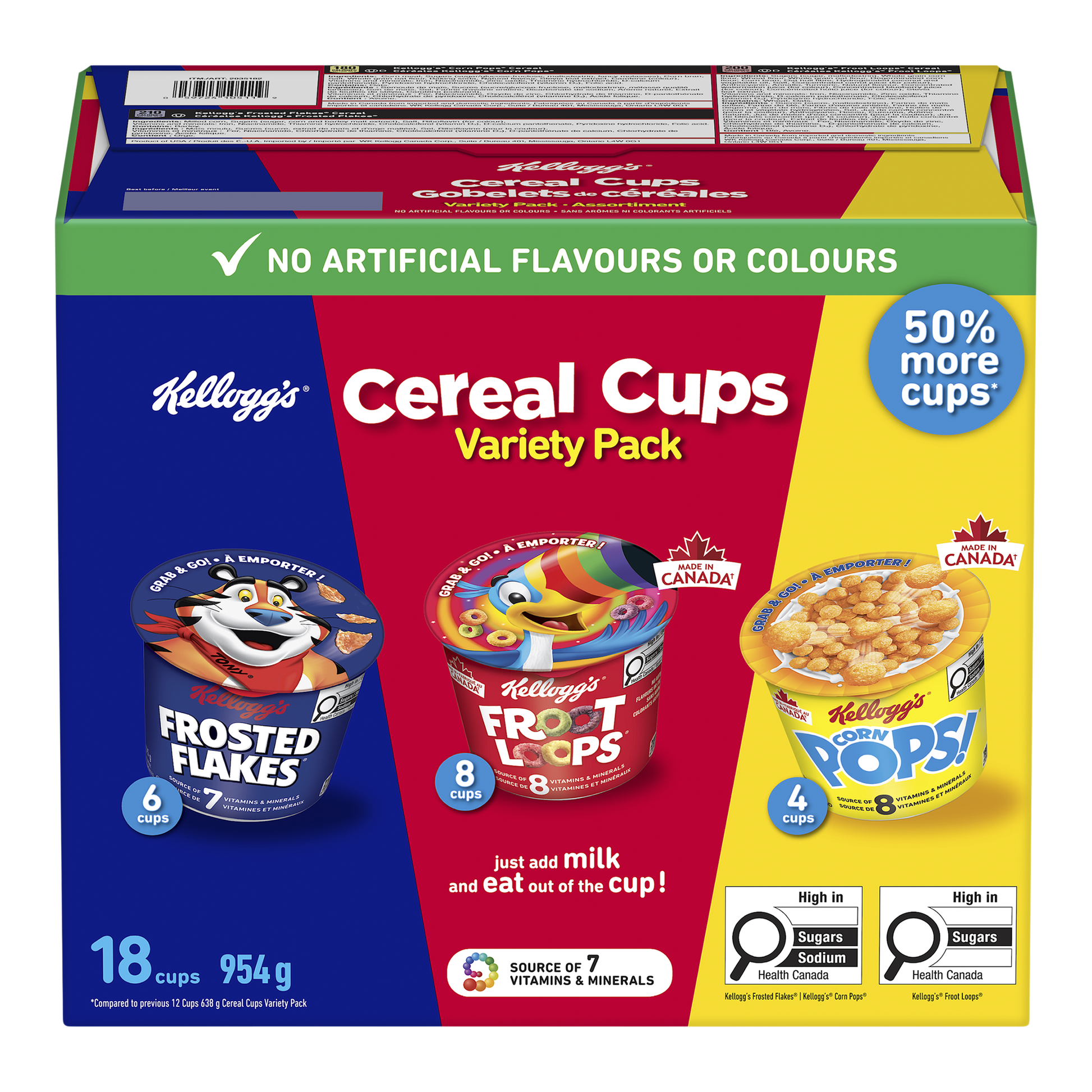 Kellogg’s Cereal Variety Pack of 18 - image 1