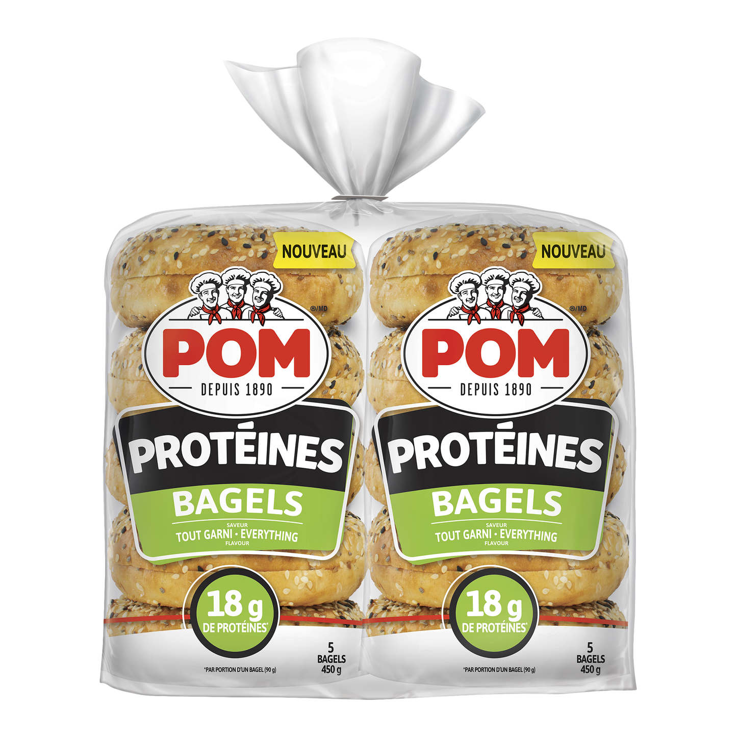 POM Protein Bagel, 900 g - image 1