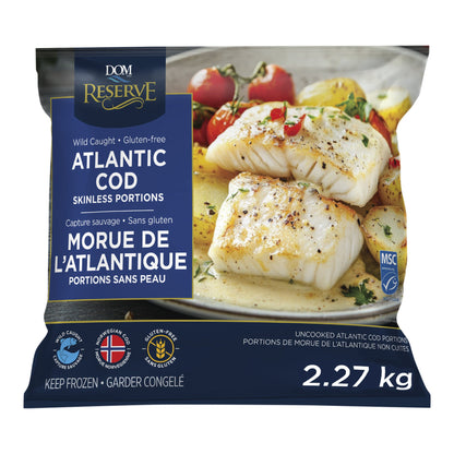 Dom Reserve Atlantic Cod Skinless Portions, 2.27 kg - image 1