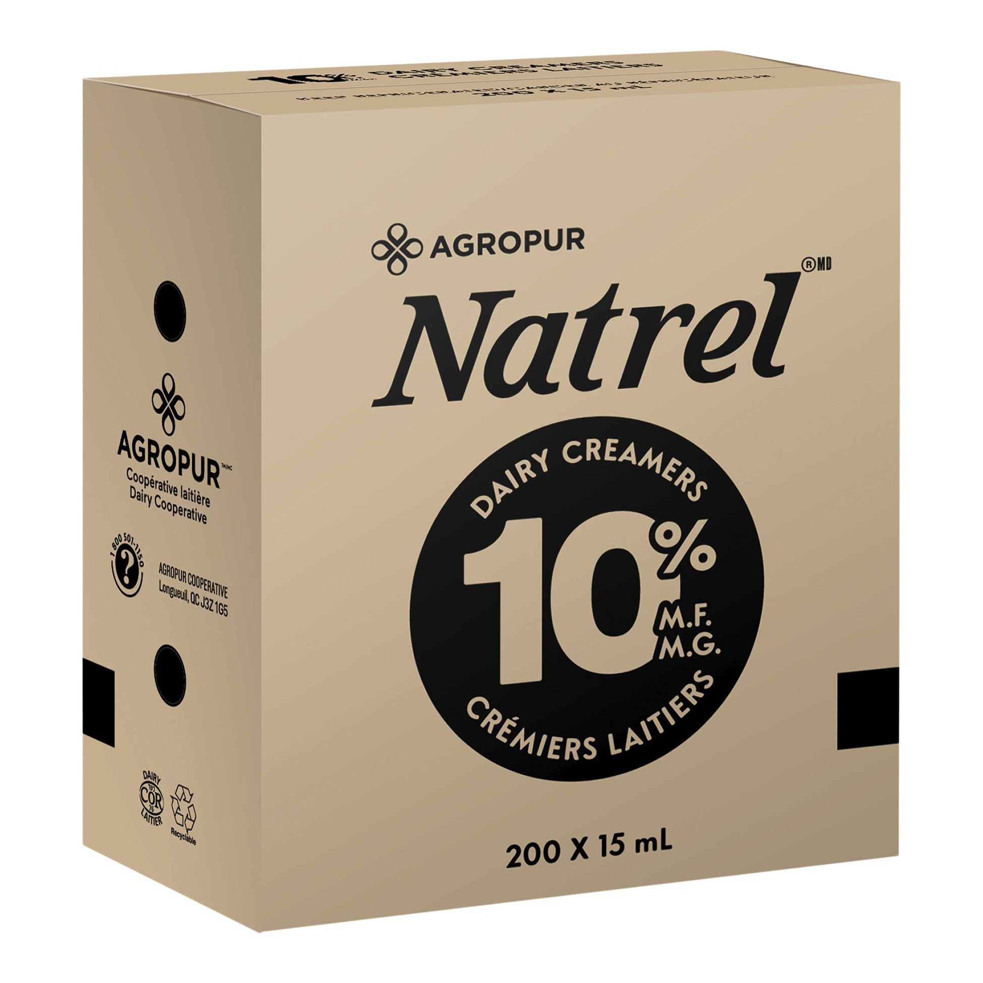 Natrel Coffee Creamer, 200 × 15 ml - image 1