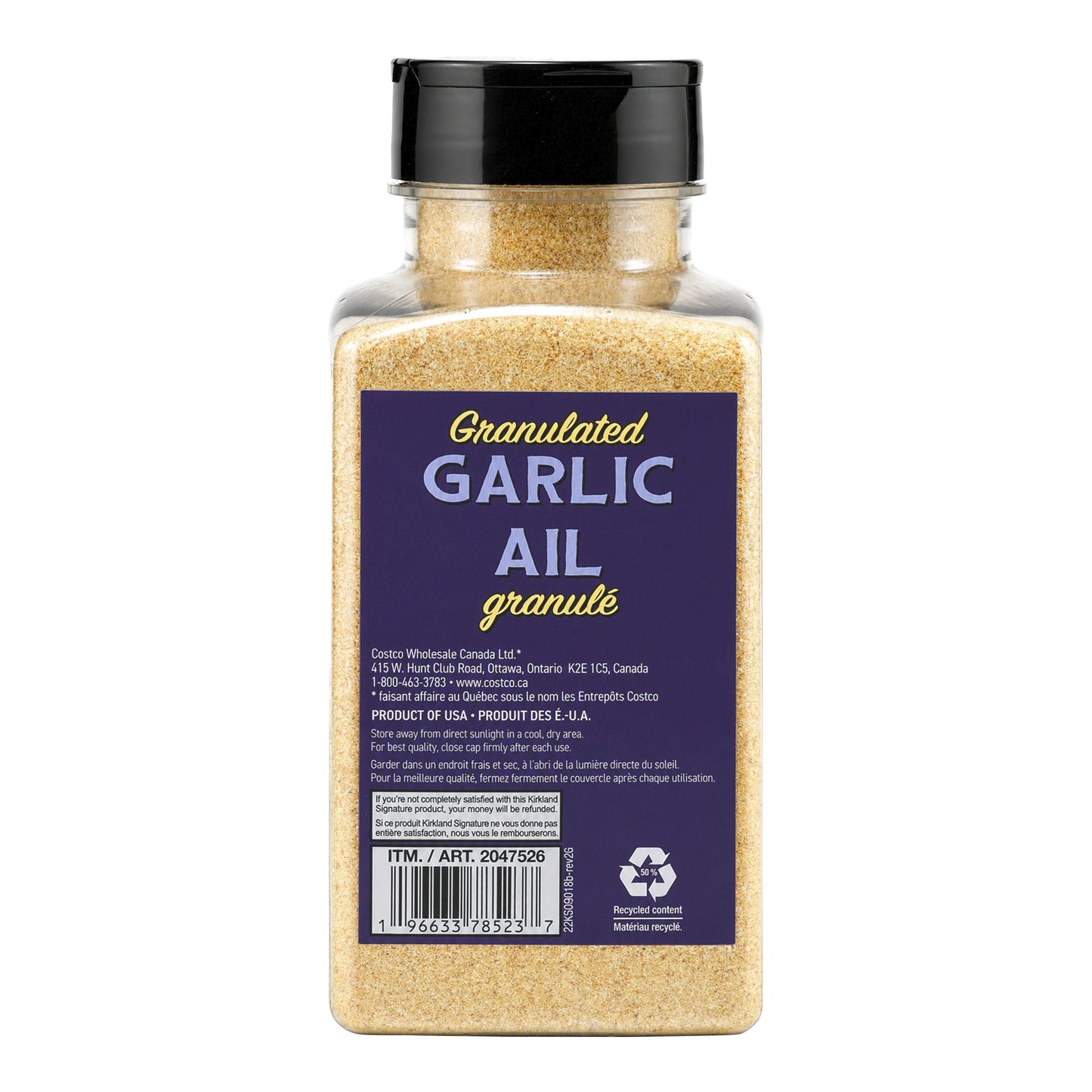 Kirkland Signature Granulated Garlic, 439 g - image 3