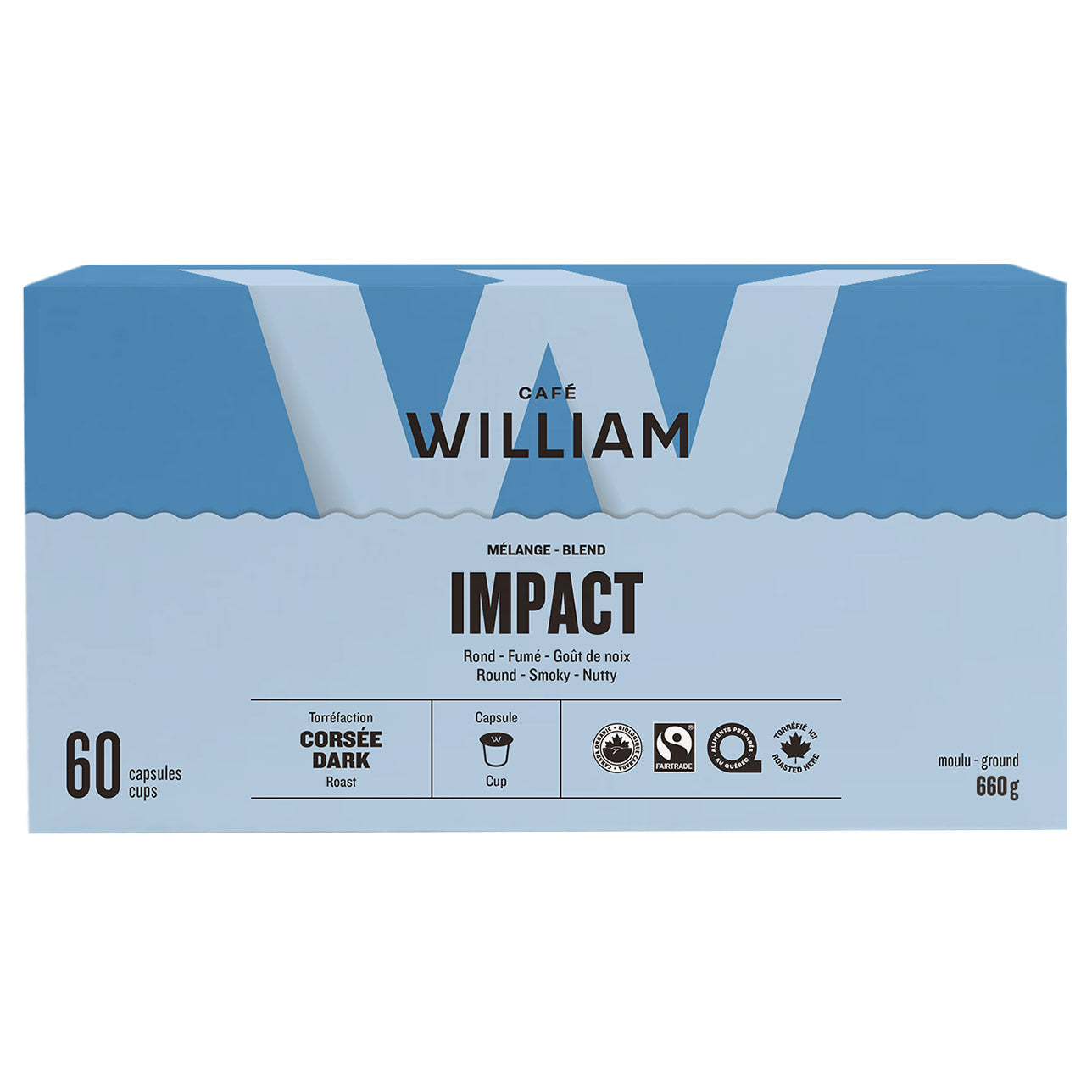Cafe William Impact Dark Roast Single-serve K-cup Coffee Pods, 120-count - image 2