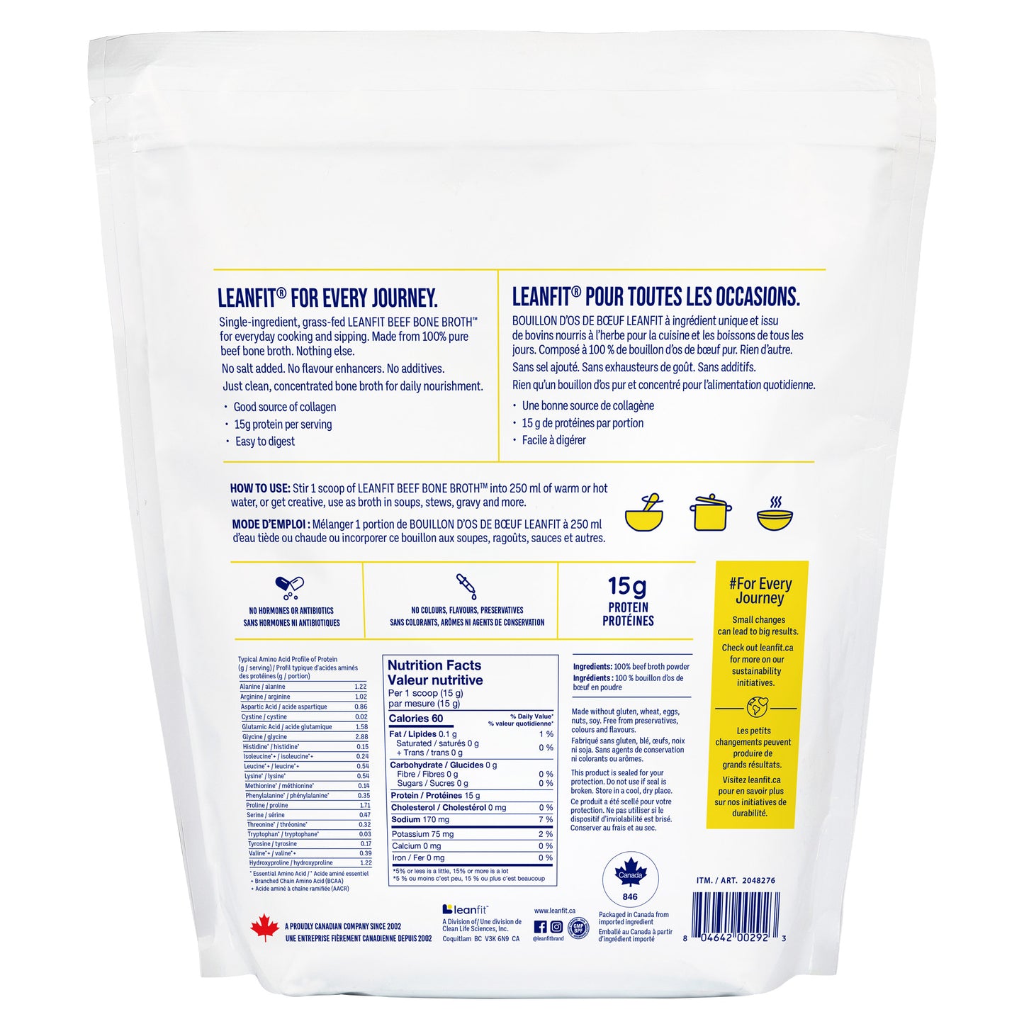 Leanfit Bone Broth, 1 kg  - image 2
