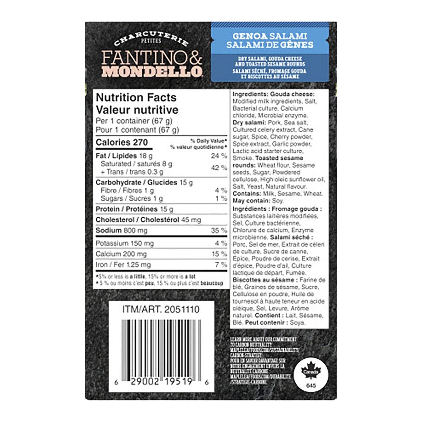 Fantino and Mondello Charcuterie Kits, 5 × 67 g - image 2