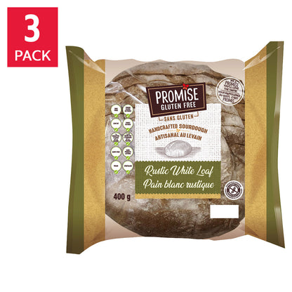 Promise Gluten Free Rustic Sourdough Loaf, 3 × 400 g - image 1