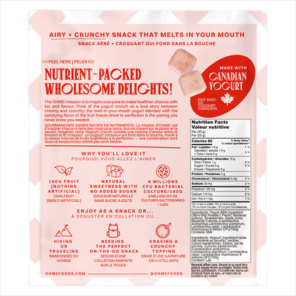 OHME! Freeze-Dried Fruit and Yogurt Crunch Variety, 6 - pack - image 2