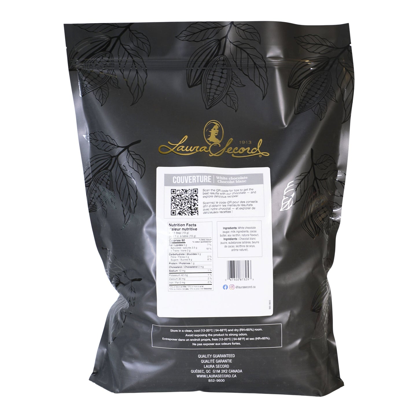 Laura Secord White Chocolate Couverture 5kg - image 3