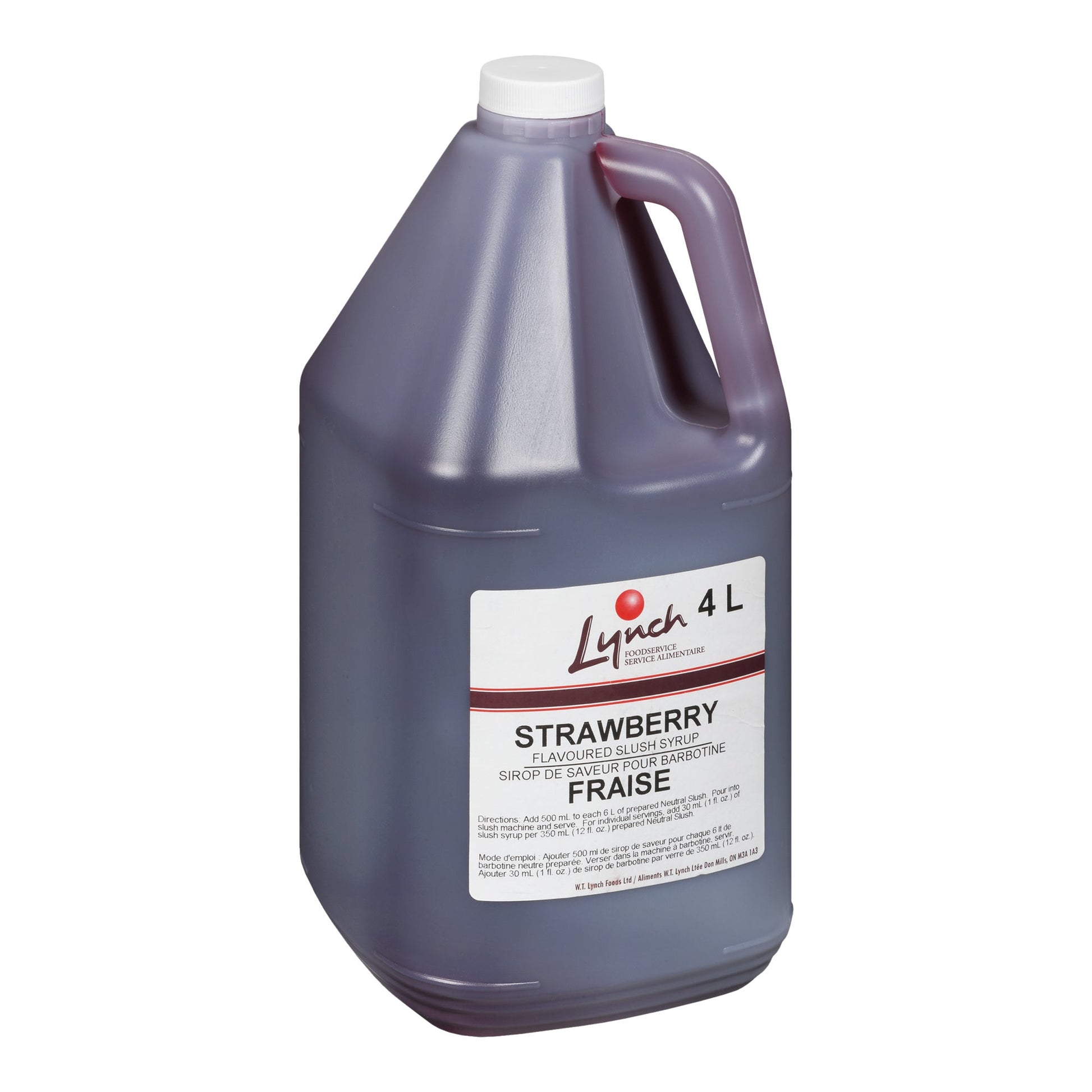 Lynch strawberry flavoured slush syrup, 4L - image 1