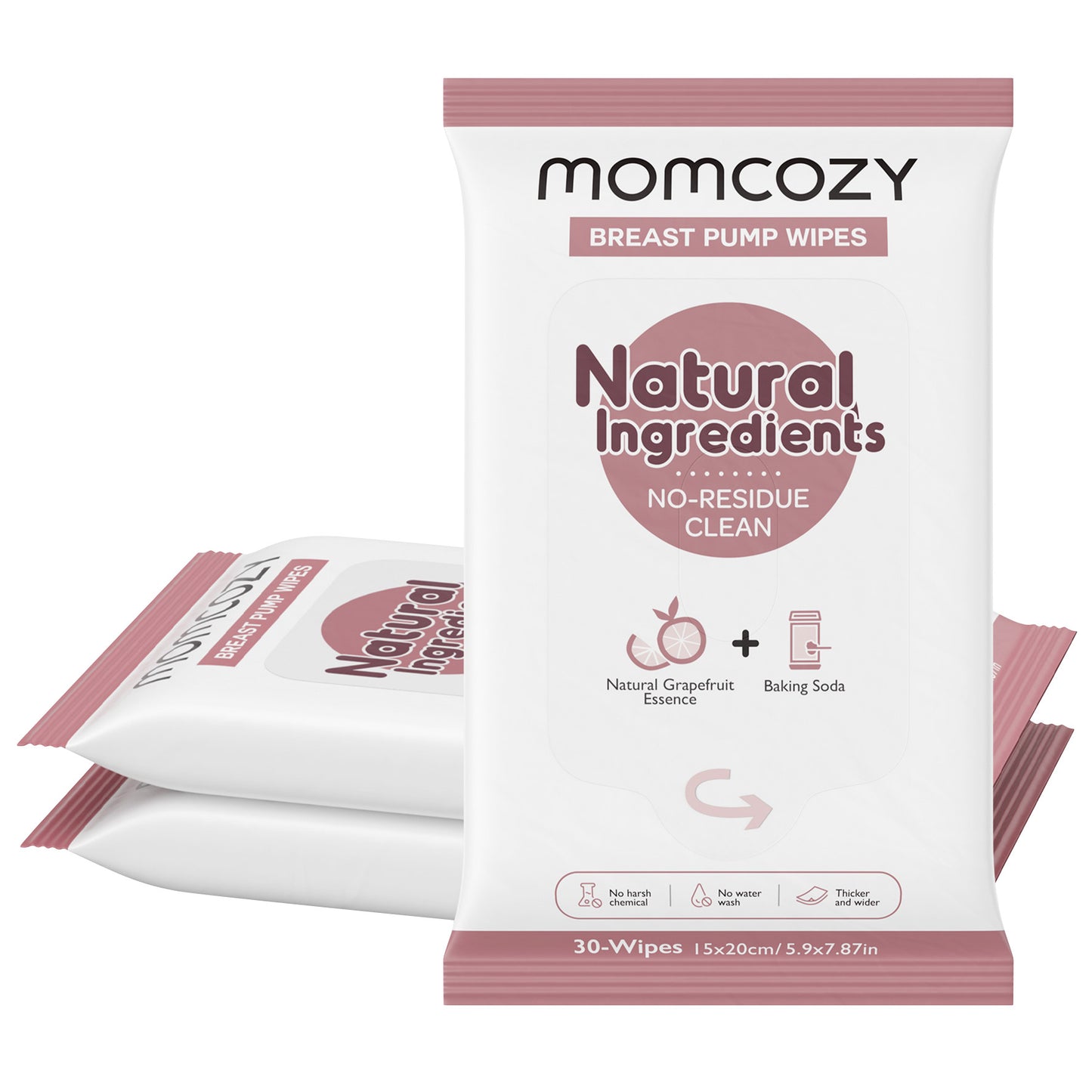 Momcozy Smart Breast Pump + Milk Storage Bags + Breast Pump Wipes - image 4