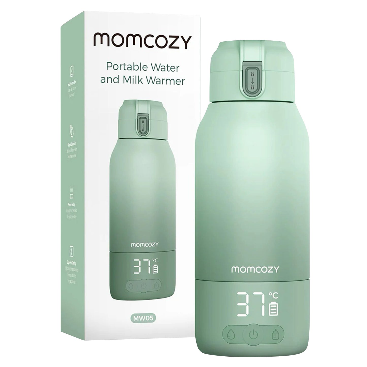 Momcozy Bottle Warmer + Portable Bottle Brush Set - image 3