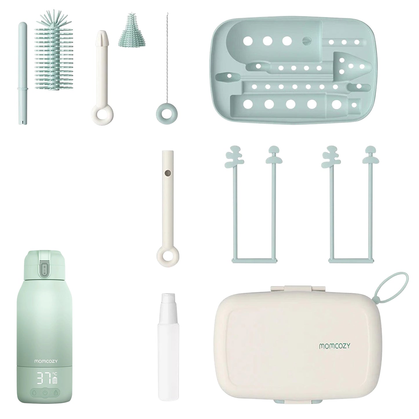 Momcozy Bottle Warmer + Portable Bottle Brush Set - image 4