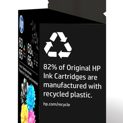 HP Genuine 63/65 Color/Black XL Ink Cartridge Set (C1SE7BN), 3-Pack Combo - image 3