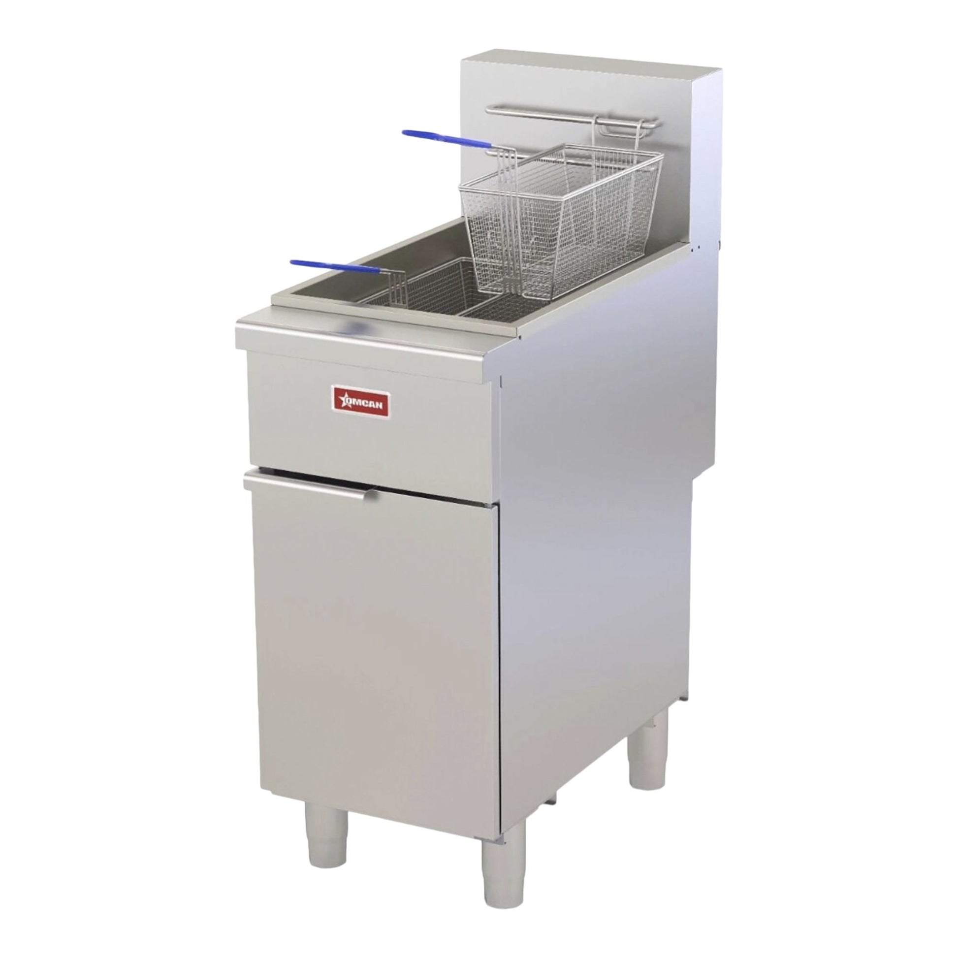 Omcan Natural Gas Fryer 18 kg (40 lb) - image 1