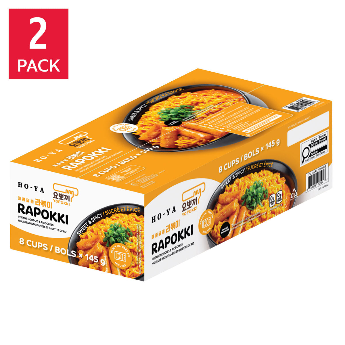Ho-Ya Sweet and Spicy Rapokki, 16 × 145 g - image 1