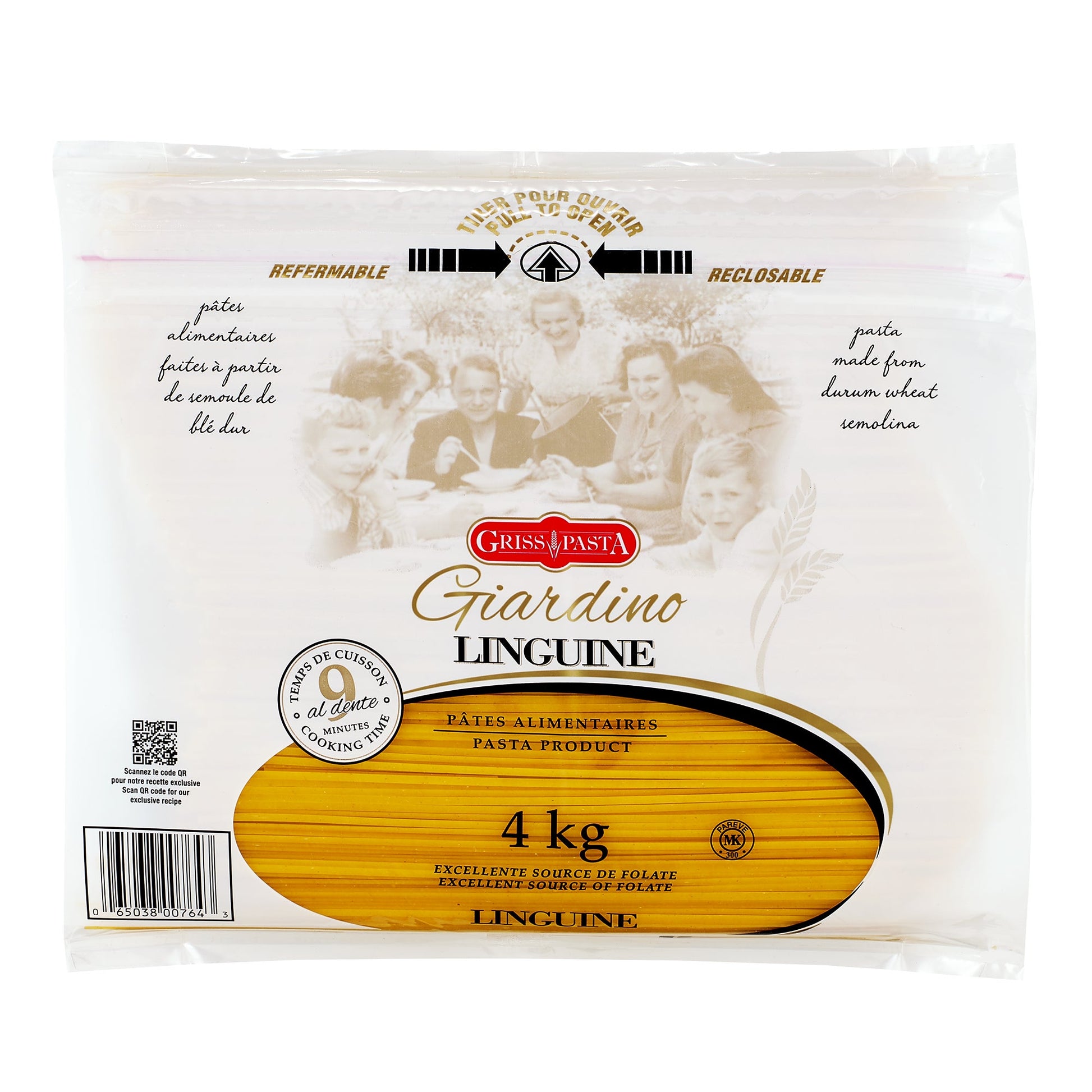 Griss Pasta Giardino Linguine, 4 kg - image 1