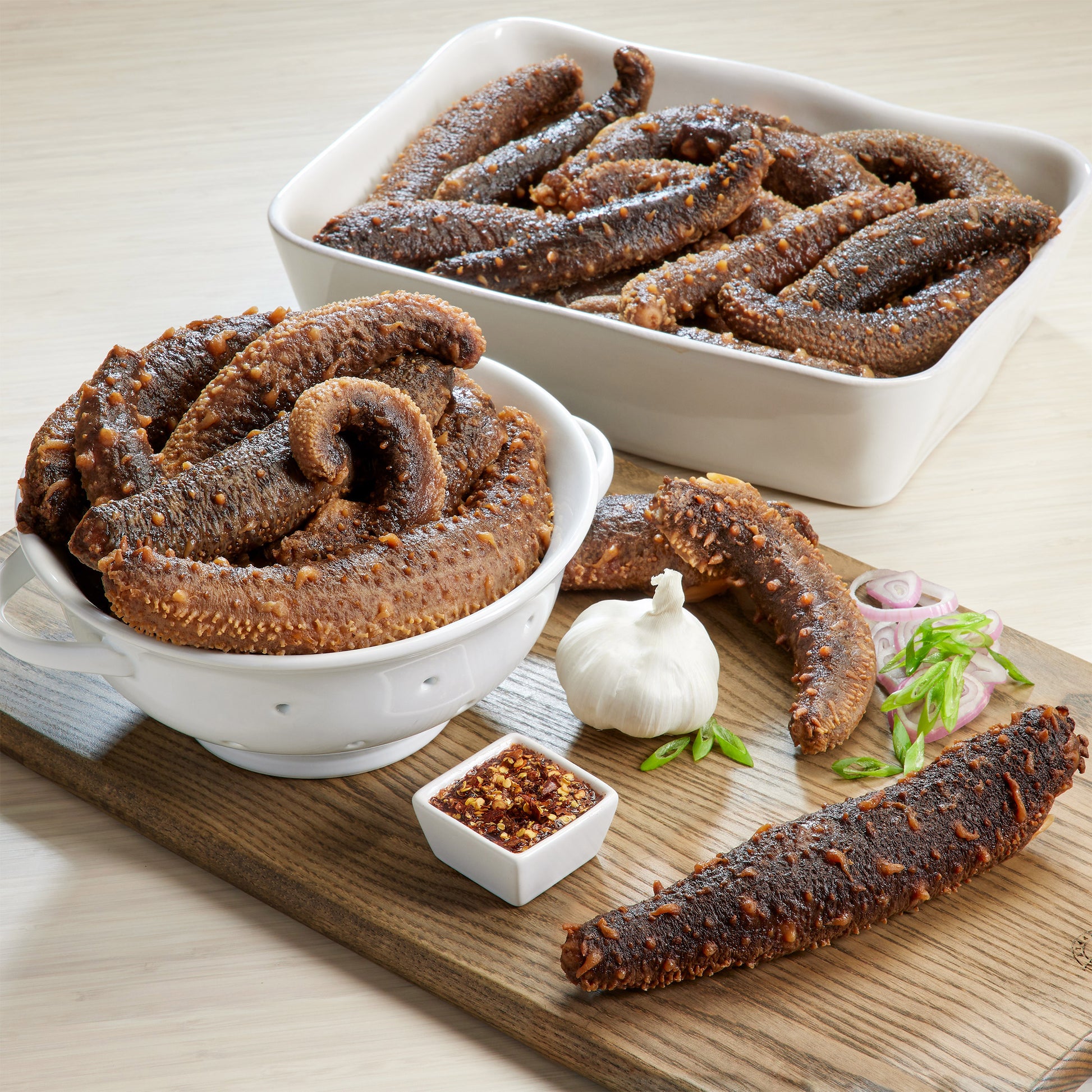 Wild Alaska Whole Cooked Red Sea Cucumber, 2 × 1.36 kg (6 lb.) - image 1