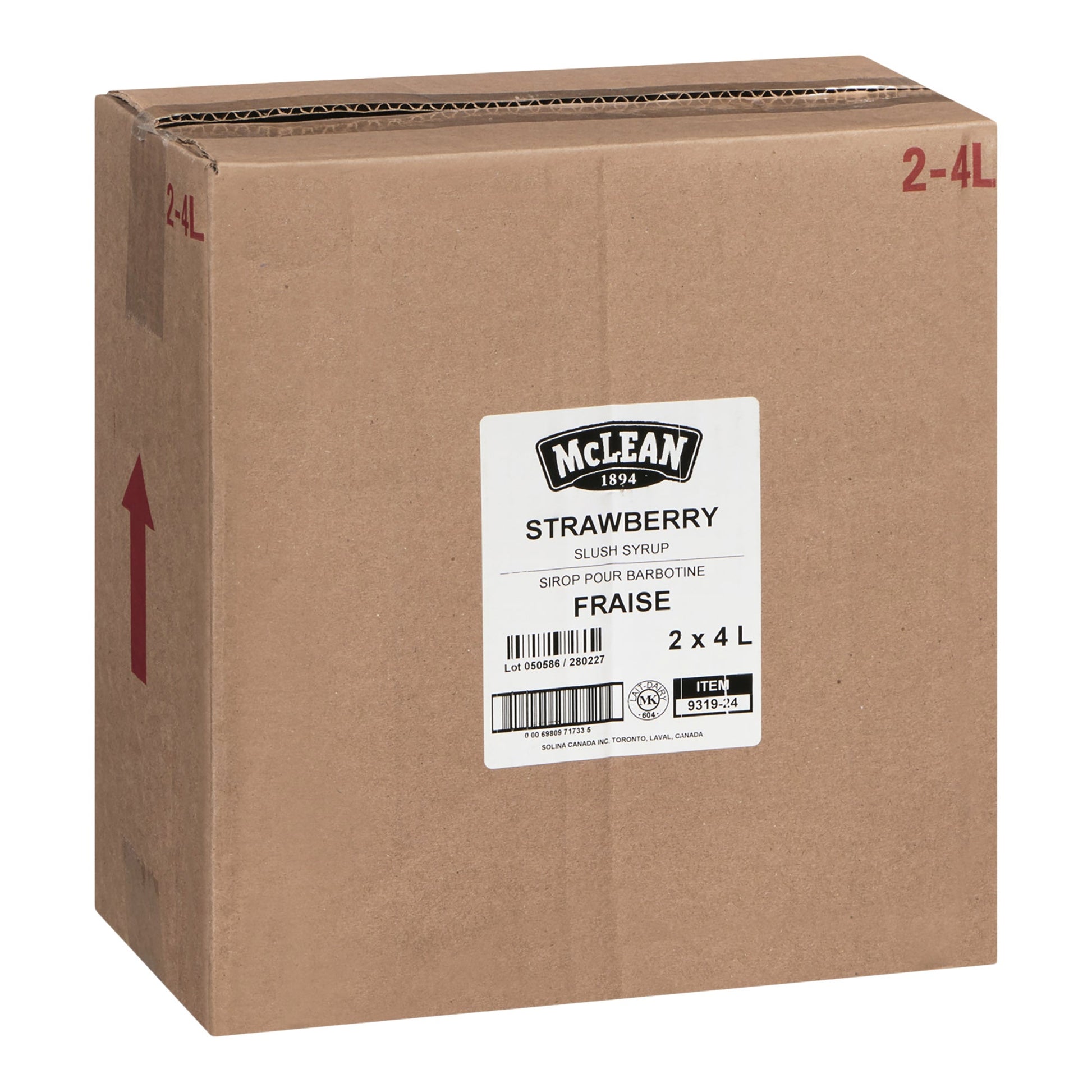 McLean Slush Syrup Strawberry, 4L - image 4