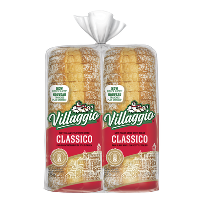 Villaggio White Bread, 2 × 675 g - image 1