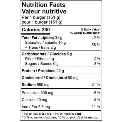 Cardinal Butcher - Style beef burger 30 x 151 g - image 2