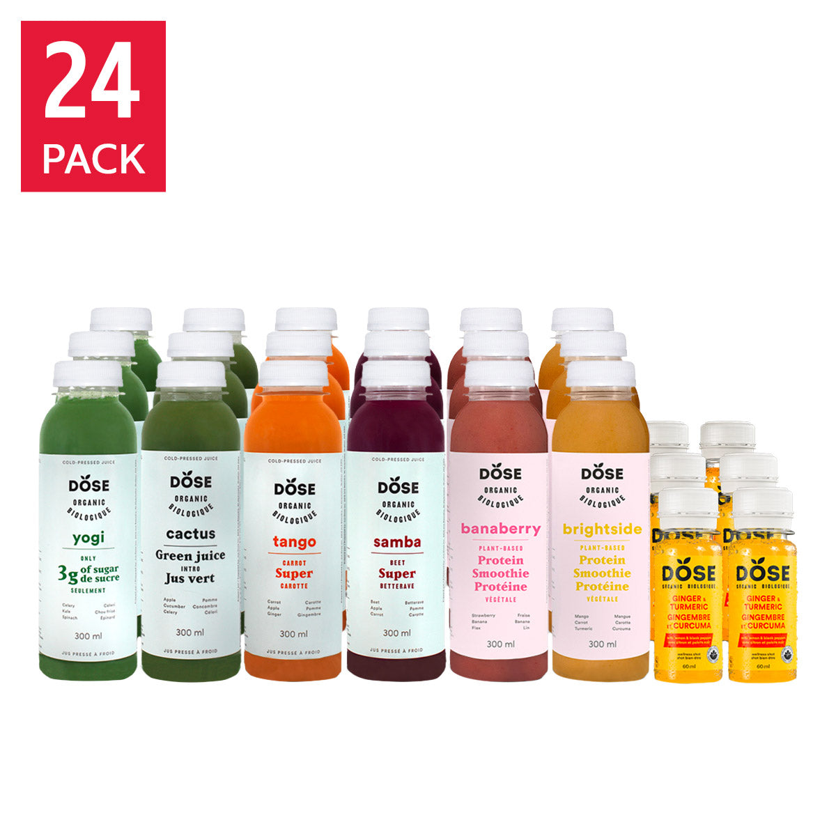 DOSE 3-day Organic Cold-Pressed Juice Cleanse - 24 bottles - image 1