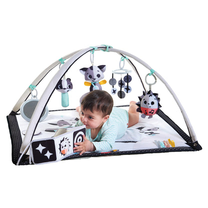 Tiny Love Magical Tales Black & White Gymini & Tummy Time Play Mat - image 2