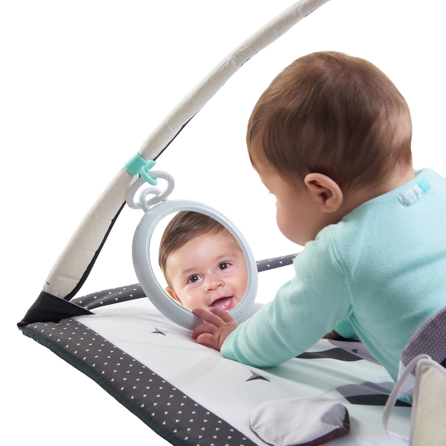 Tiny Love Magical Tales Black & White Gymini & Tummy Time Play Mat - image 5