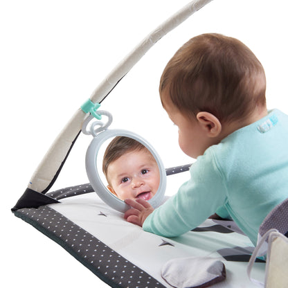 Tiny Love Magical Tales Black & White Gymini & Tummy Time Play Mat - image 5