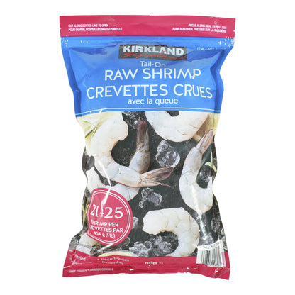 Kirkland Signature Frozen 21/25 Tail-on Raw Shrimp, 680 g - image 5