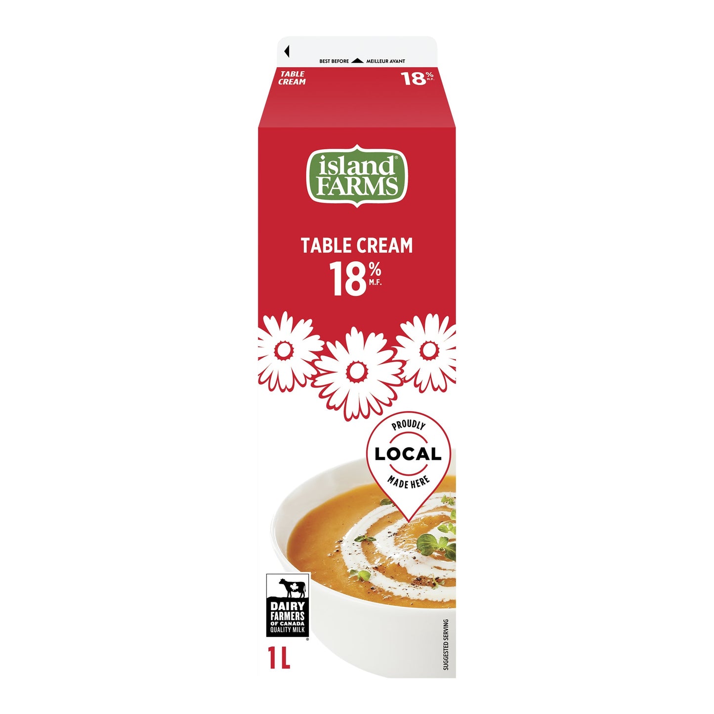 Island Farms 18% Cream, 1L - image 1