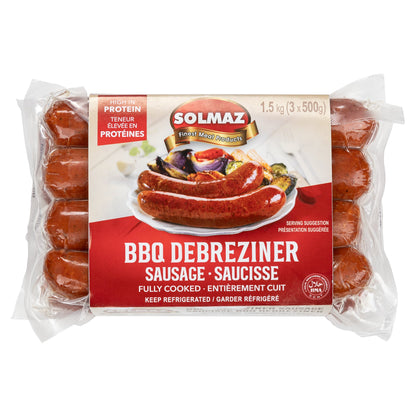 Solmaz Halal Barbecue Sausage, 3 × 500 g - image 1