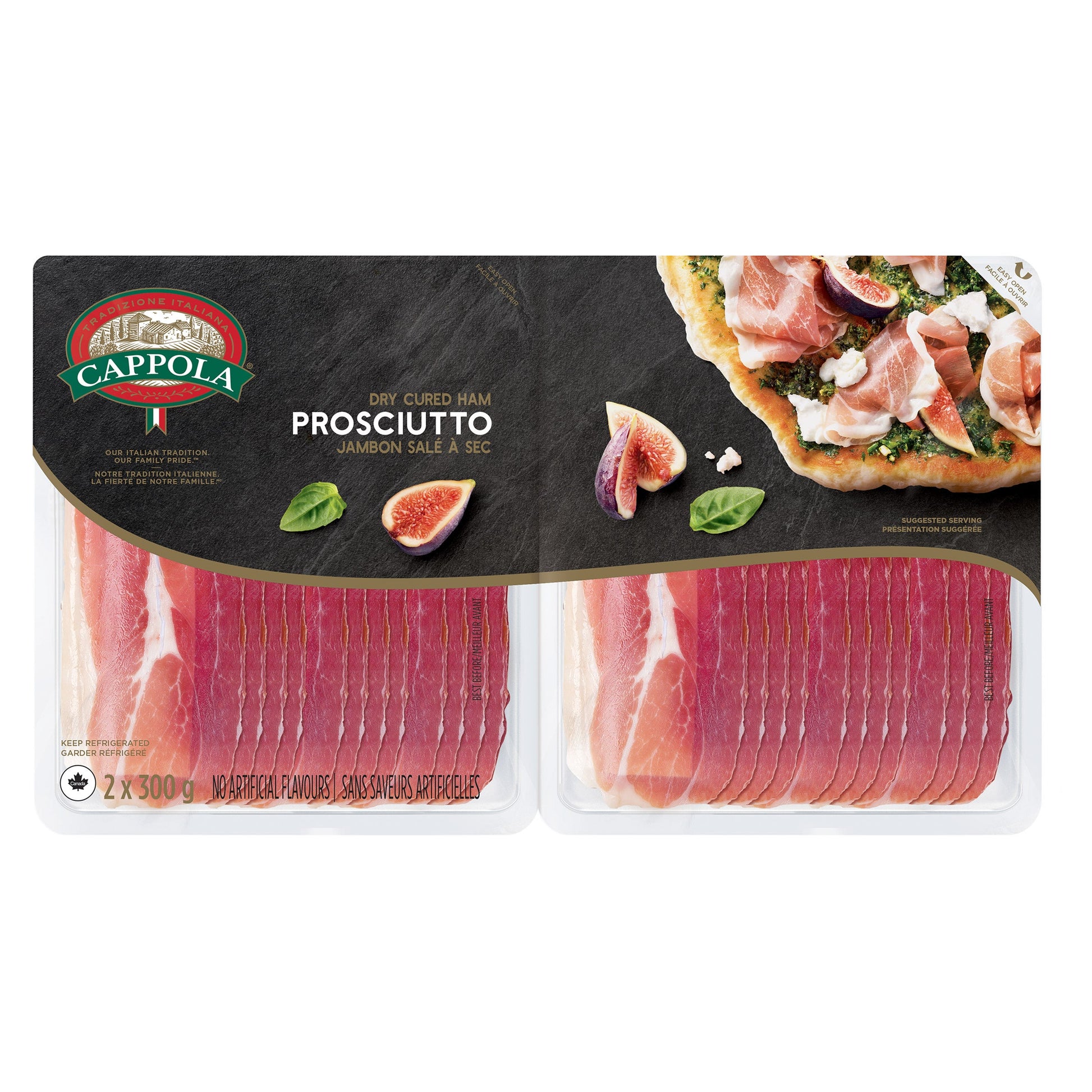 Cappola Sliced Prosciutto, 2 x 300 g - image 1