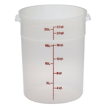 Cambro 22 Quart Bucket (20.8 L) with Lid, Pack of 2 - image 1