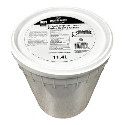 Prairie West Strawberry Ice Cream, 11.4L - image 1