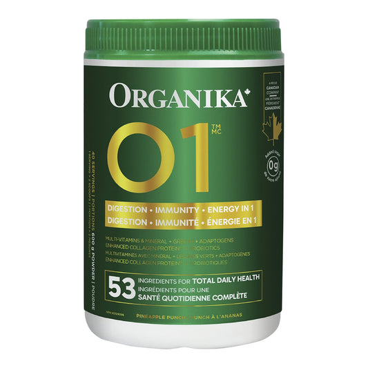 ORGANIKA O1 Greens+ Blend Pineapple Punch 600g - image 1