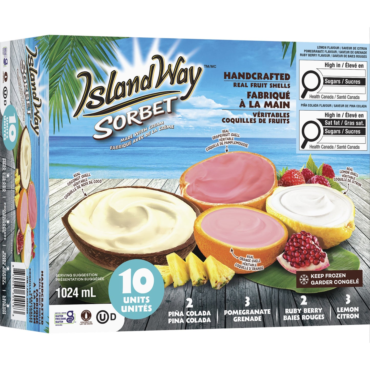 Island Way Sorbet, 1024ml - image 1